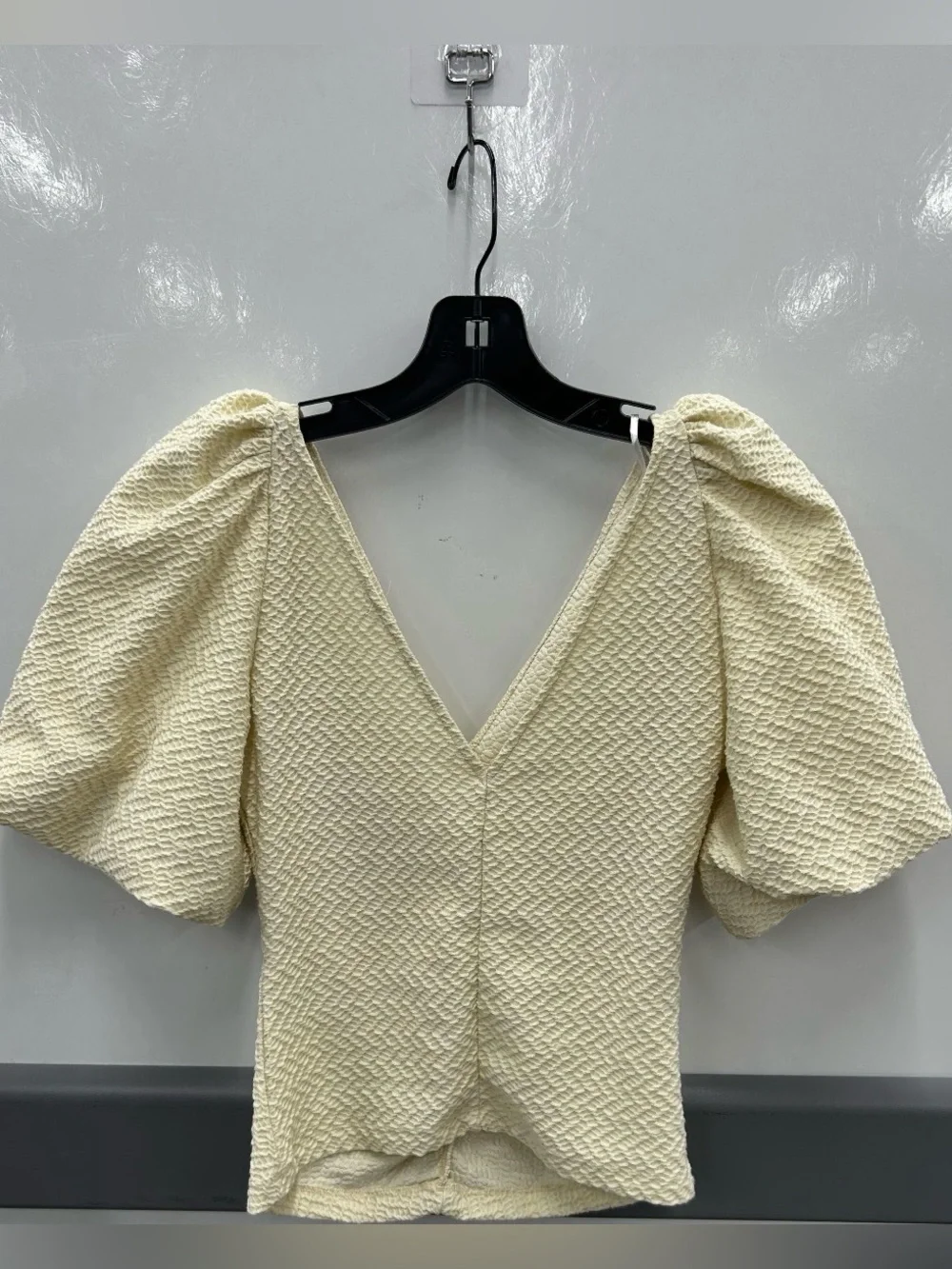 Free People ivory textured